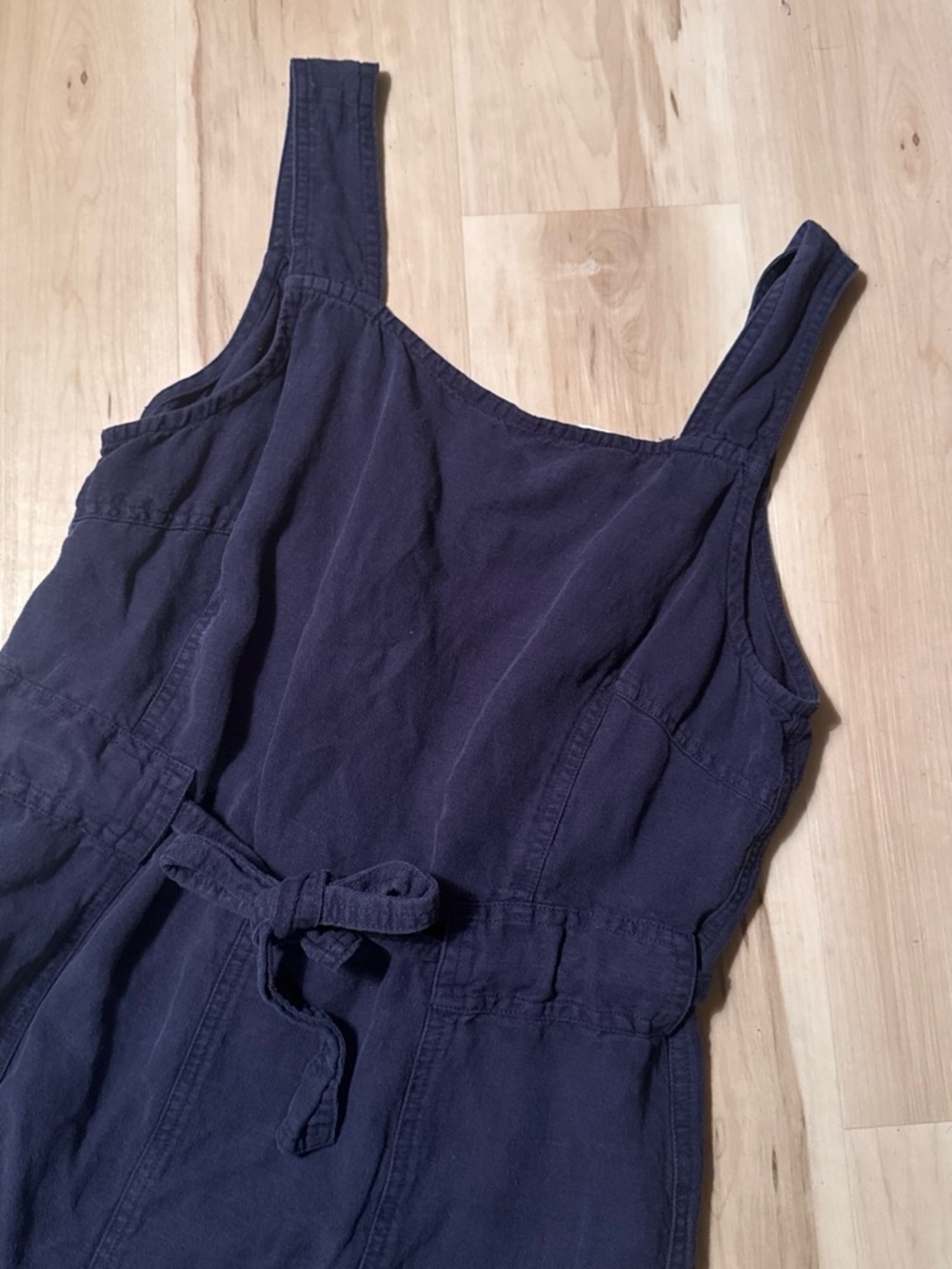 Woman’s Navy One-Piece Jumpsuit with Tie Waist Nicole Miller